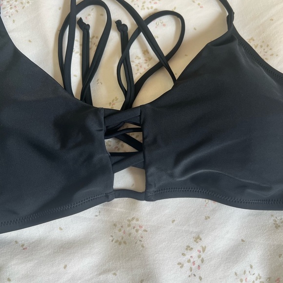 Relleciga Womens Black Bikini Top Size XL - Picture 3 of 6
